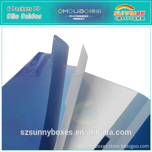 Wholesale Office Supplies Cute Children Stationery 6 In Pocket Waterproof Document Folder Bag